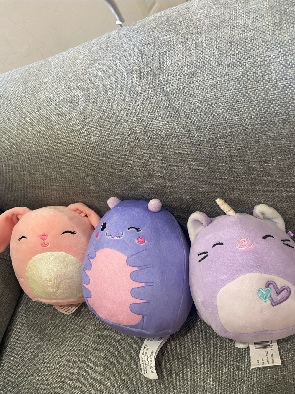 Gund Pastel Plush Pets Trio - Pink, Lavender & Purple